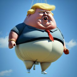 Trump balloon Meme Template