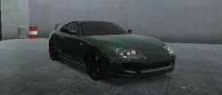 toyota supra in green Meme Template