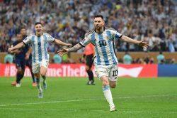 Lionel Messi scores in the World Cup Meme Template