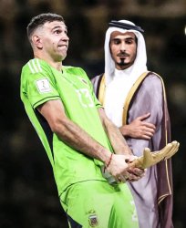 Martinez golden glove Qatar Meme Template