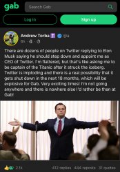Andrew Torba of Gab dunks on Twitter Meme Template