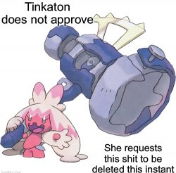 Tinkaton Does Not Approve Meme Template