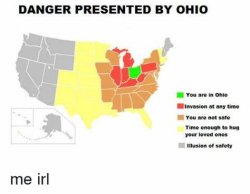 Danger = Ohio Meme Template