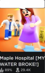 Maple hospital Speech bubble Meme Template