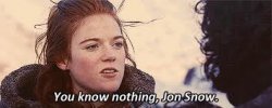 You know nothing Meme Template