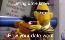 Ernie Smell My Fingers Meme Template