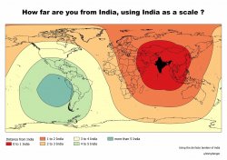 How far are you from India Meme Template