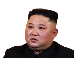 Kim Jong-Un transparent Meme Template