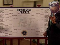 Sloth Presidential Bracket Meme Template