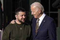 Zelensky and Biden Meme Template