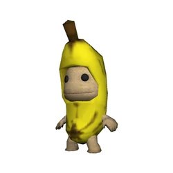 banana sackboy Meme Template