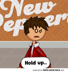 Papa louie Meme Template