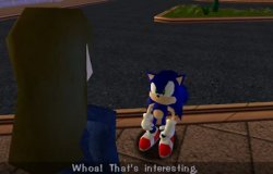 Sonic discovering an X Meme Template