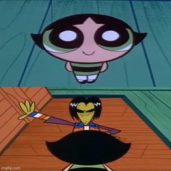 Buttercup and Ace Meme Template