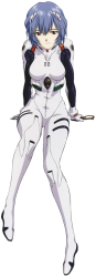 Rei Ayanami transparent Meme Template