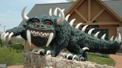 Rhinelander Hodag monster Wisconsin Meme Template