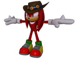 T-Pose Knuckles Meme Template