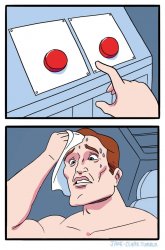 Button Choice (Nude Version) Meme Template