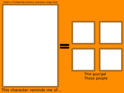 This Character Reminds Me of ..... who Meme Template
