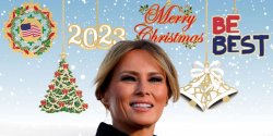 Melania Trump Christmas Ornaments 2022 Meme Template