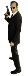 Agent Smith with Transparency Meme Template