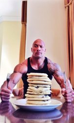 The Rock's Pancakes Meme Template