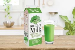 Broccolate milk Meme Template