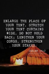 Isaiah 52:4 Big Tent Energy Meme Template