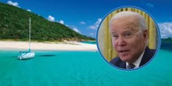 Biden Vacation Meme Template