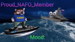 Proud_NAFO_Member annoucment template Meme Template