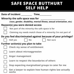 Safe space butthurt Meme Template