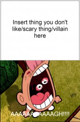 Billy screams at what meme Meme Template
