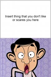 Mr. Bean reacts Meme template Meme Template