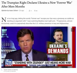 Trumpian right declares Ukraine a new forever war after months Meme Template