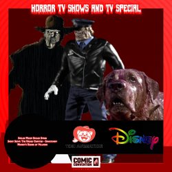 Comic Convention LA Horror TV Shows and TV Special Villains Meme Template