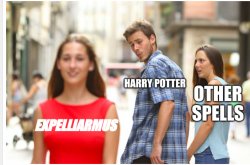 Expelliarmus V.S. Other Spells Meme Template