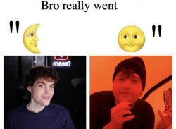 Bro really went Meme Template