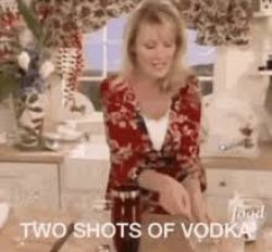 Two shots of vodka Meme Template