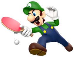 Luigi Ball Tennis Meme Template