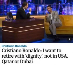 Ronaldo Interview Meme Template