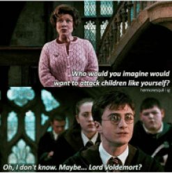 Harry Umbridge maybe Voldemort Meme Template