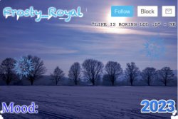 Frosty_Royal announcement temp (Sunny) Meme Template