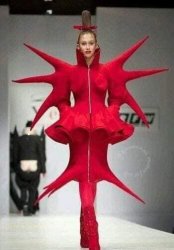 Red dress fashion 2023 Meme Template
