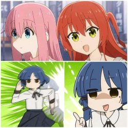 Ryo coming to bocchi Meme Template