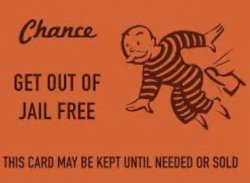 Get out of jail free card Meme Template