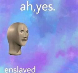 Ah, yes. Enslaved... Meme Template