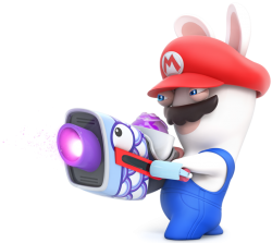 Rabbid Mario 3 Meme Template