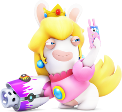 Rabbid Peach 2 Meme Template