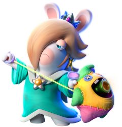 Rabbid Rosalina Meme Template