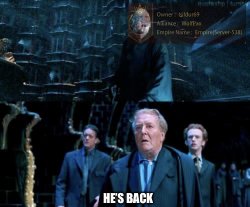He’s back Meme Template